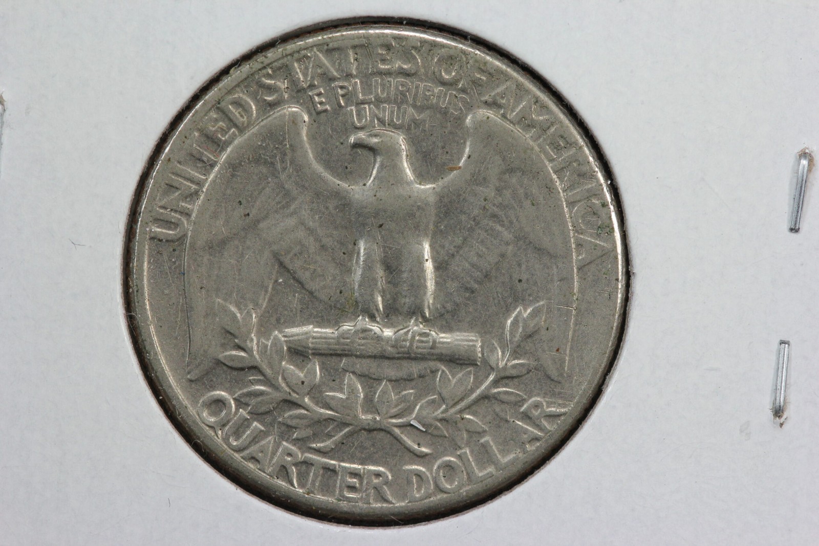 1967 Washington Quarter Obverse Lamination Error 43BK