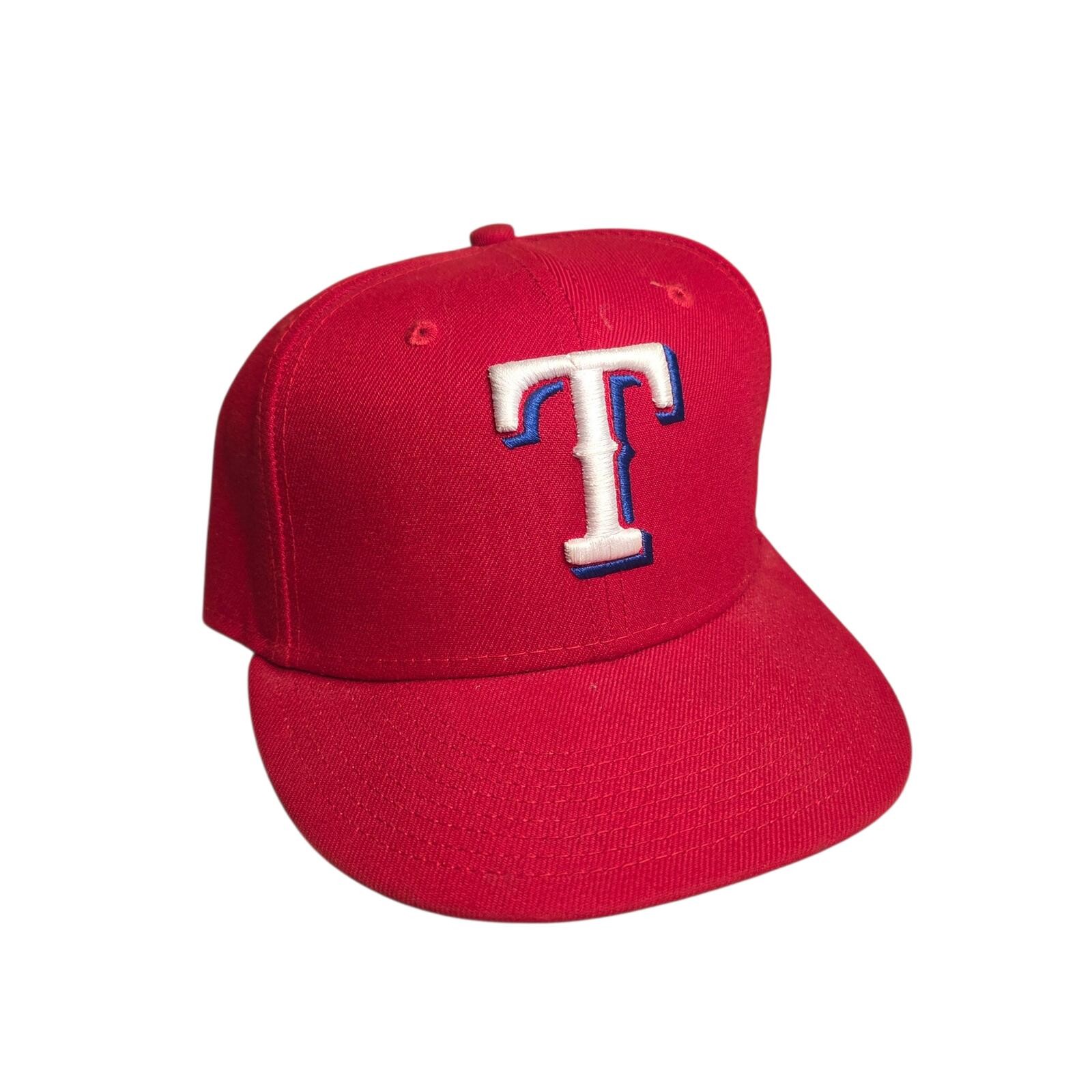 New Era 59FIFTY Texas Rangers MLB Official On-Field Cap Size 7 3/8