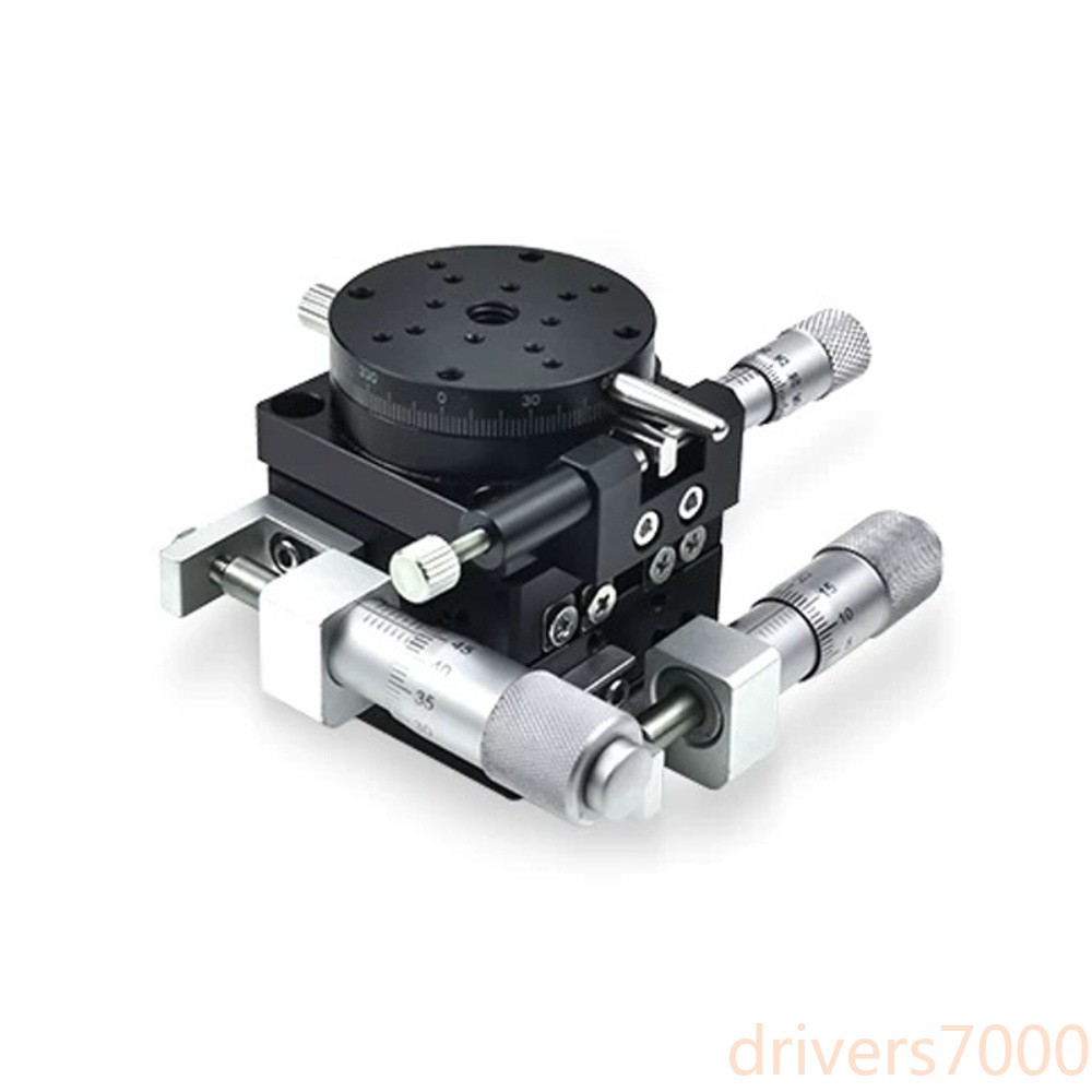 XYR Axis 3‑Axis Manual Displacement Rotary Positioning Stage, 40×40 Mm,LSP40‑LM