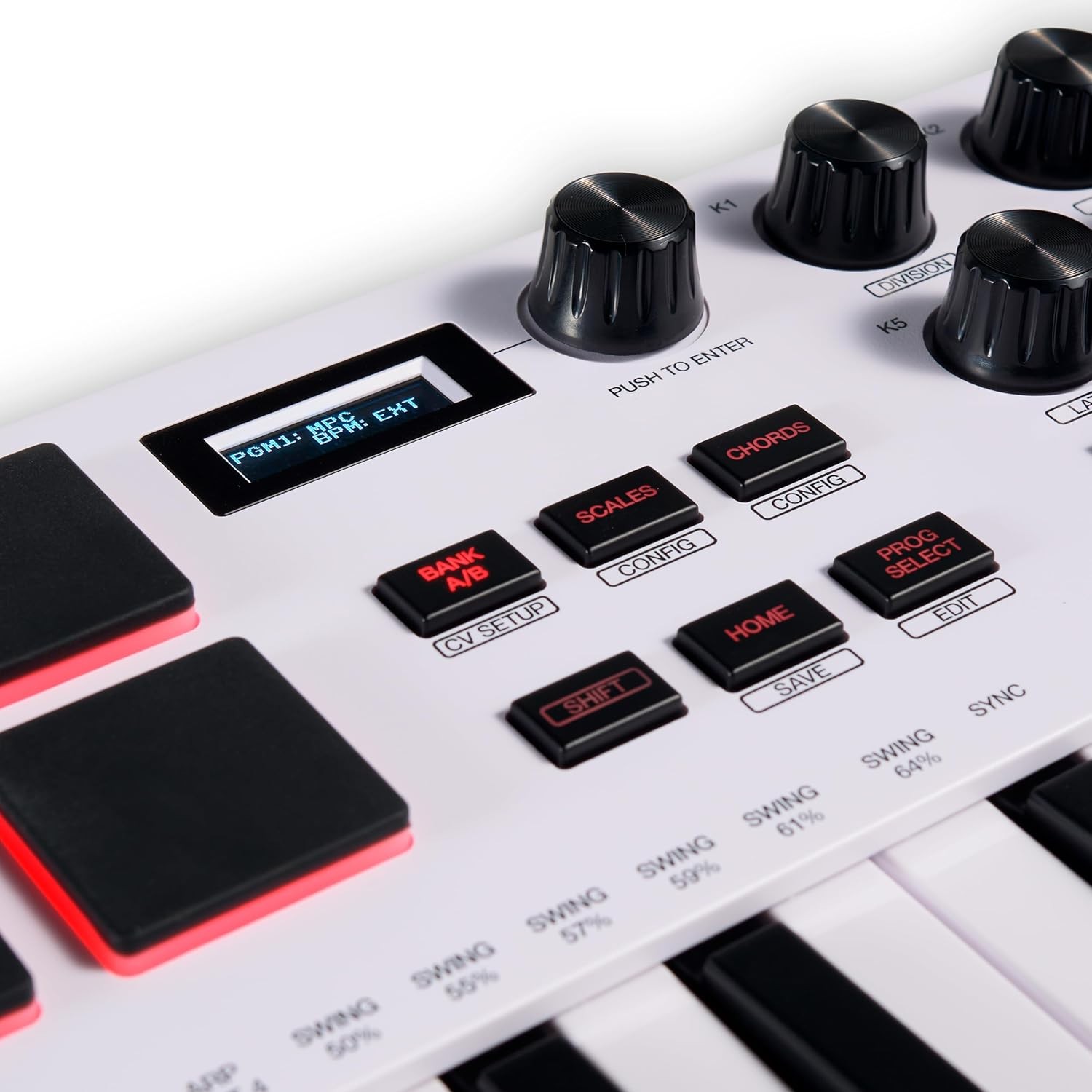 MPK Mini Plus,USB MIDI Keyboard Controller with 37 Mini Keys,8 MPC Pads