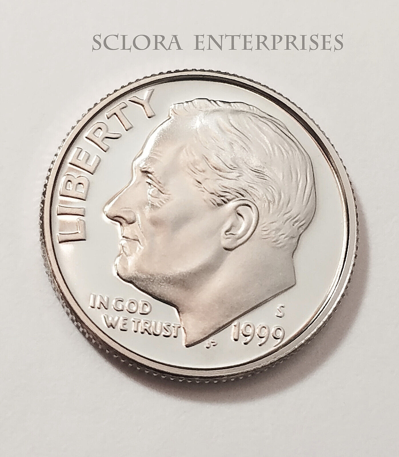 1999 S Roosevelt  *CLAD PROOF*  Dime  **FREE SHIPPING**