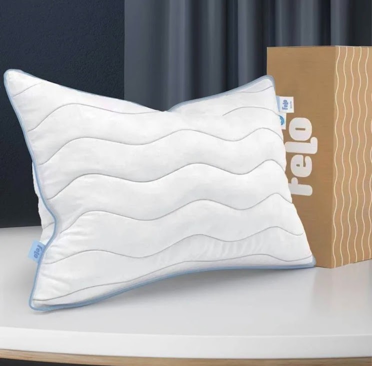 FELO FEATHER DOWN PILLOW WHITE GOOSE/DUCK DOWN SOFT SUPPORTIVE QUEEN OR KING NEW