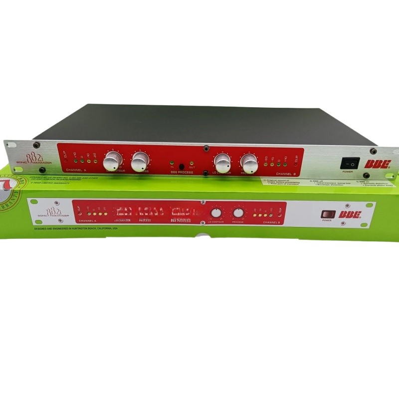 NEW 882i BBE Sonic Maximizer Rackmount Unit 1U With 1PCS XLR Cables
