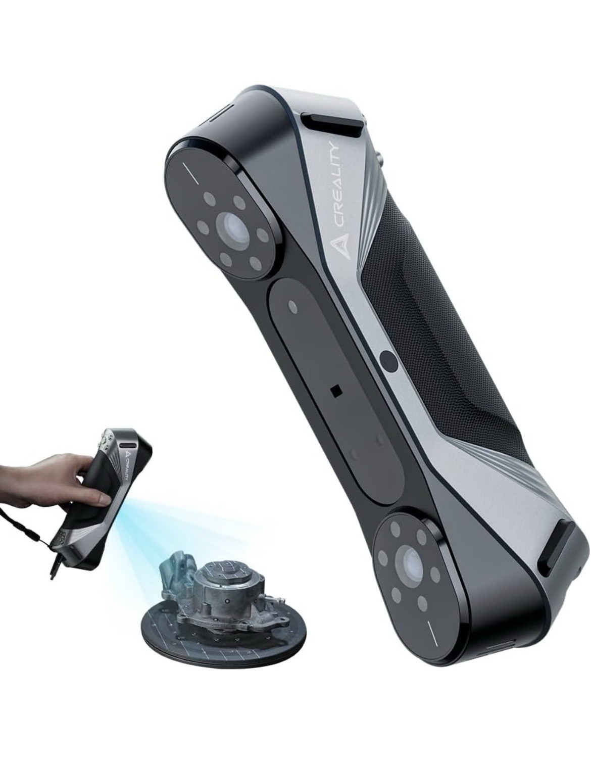 Creality - Escáner 3D CR-Scan Raptor, escáner 3D de mango mejorado con líneas