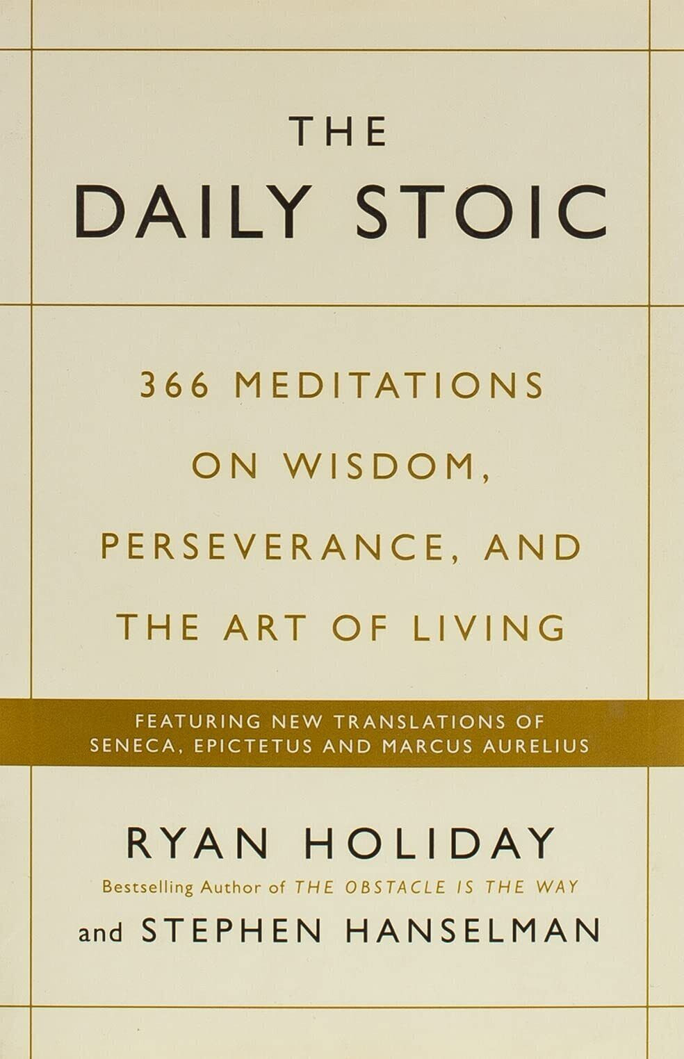 The Daily Stoic : 366 Meditations on Wisdom, Perse.... By Ryan Holiday USA STOCK