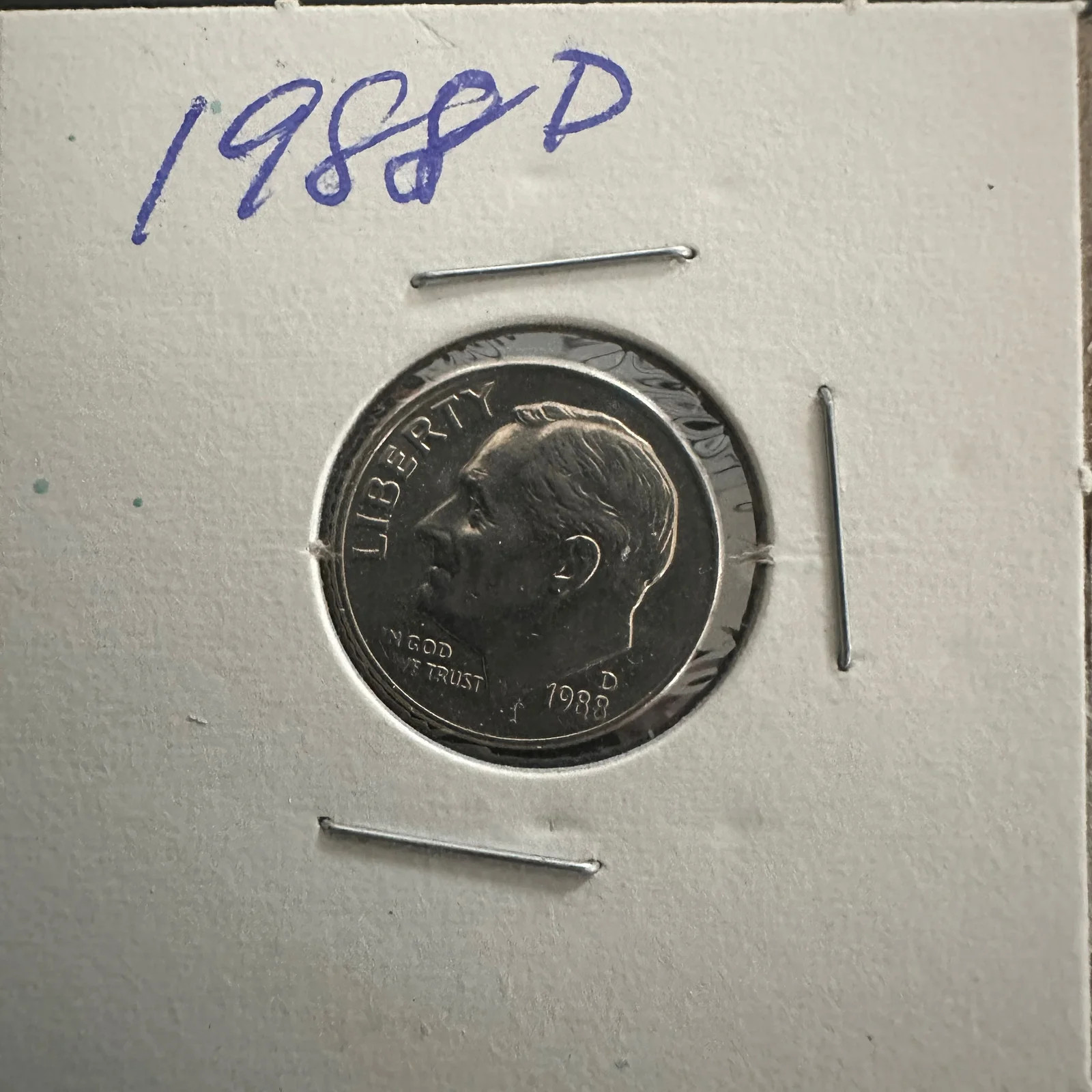 1988-D Roosevelt Dime Brilliant Luster