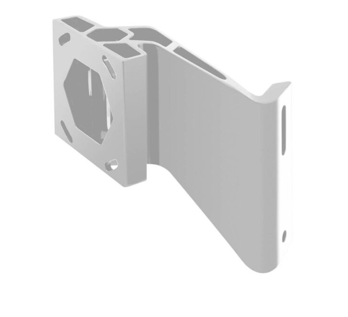 Minn Kota Raptor Jack Plate Bracket, 6", Port, Wht 1810368