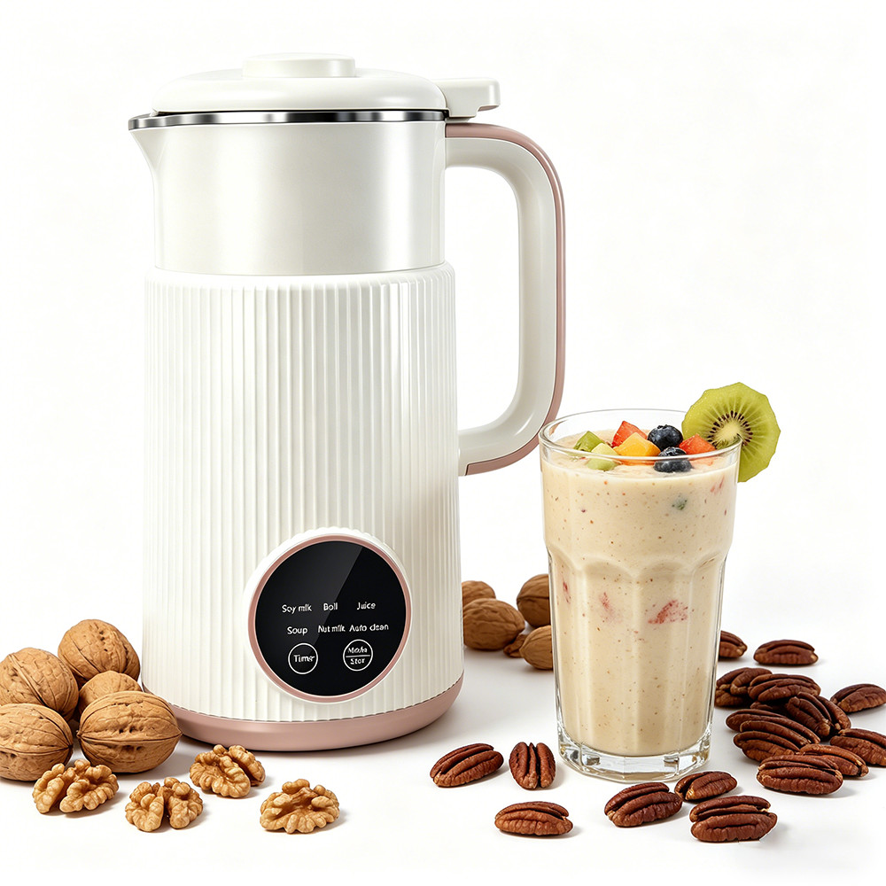 27 oz Automatic Nut Milk Maker Machine 12 Blades Almond Soybean Oat Food Blender