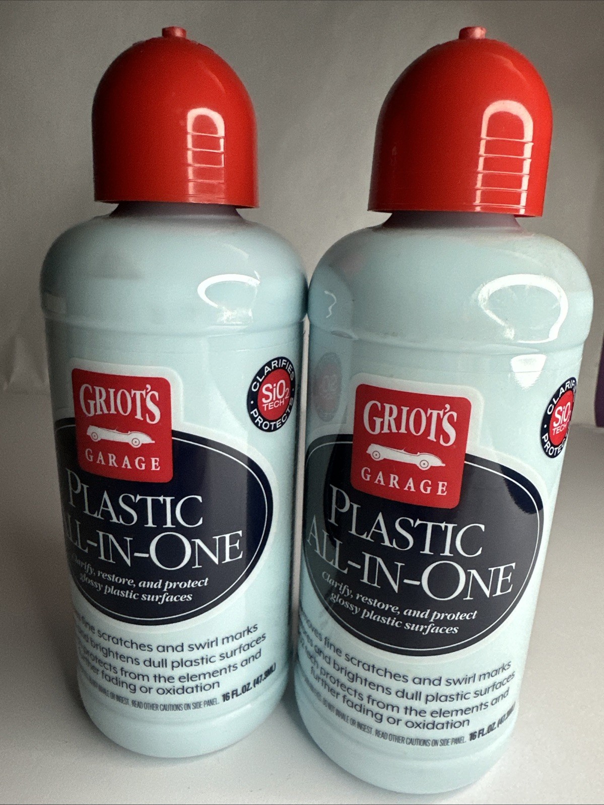 Griot's Garage Plastic All-in-One 16oz  Polish, Restore, & Protect (Lot Of 2)