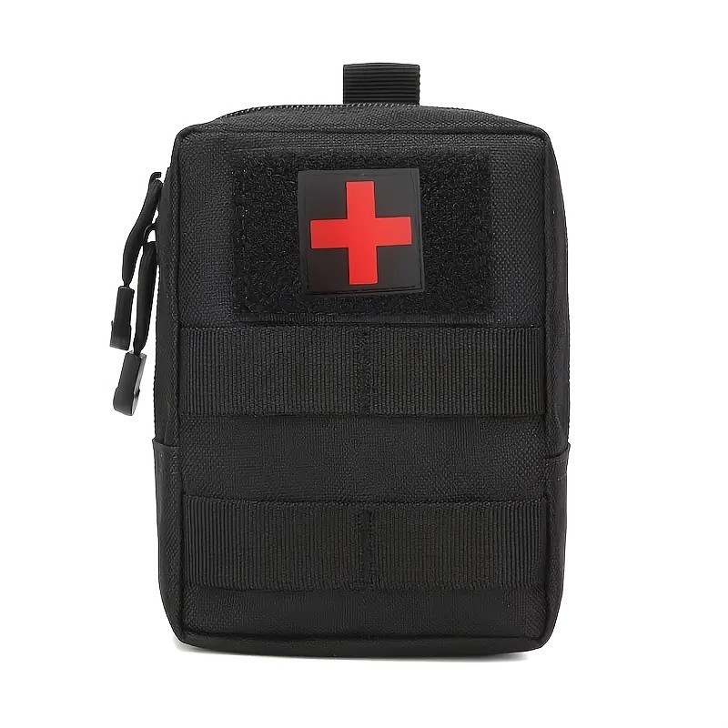 EDC Sports Waist Pack Nylon Molle Bag Red Cross Logo Coin Purse for Outdoor