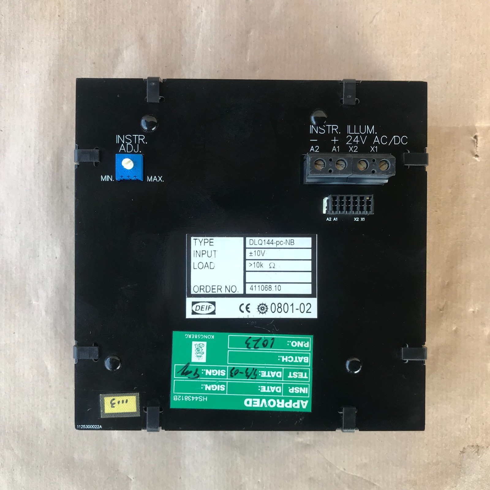 DEIF DLQ144-PC-NB ILLUMINTAED INDICATOR DLQ144PCNB
