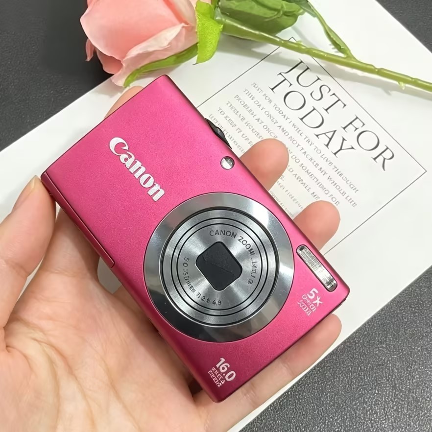 Canon PowerShot A2300 HD Rose Pink 16.0MP 5x Optical Zoom Digital Camera