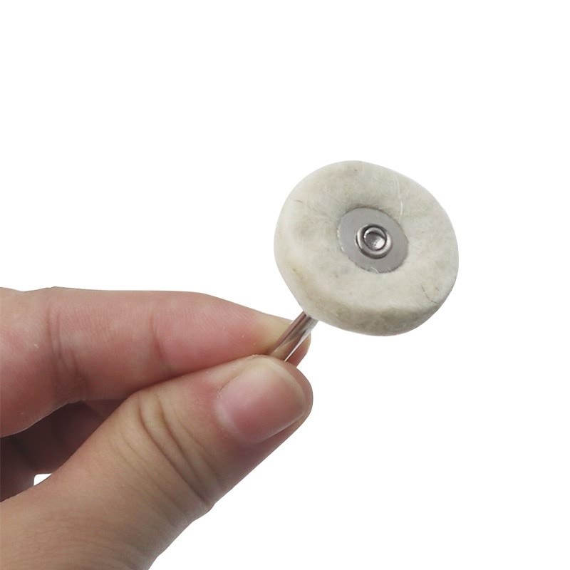 20pcs Felt Mounted Abrasive Polishing Wheel