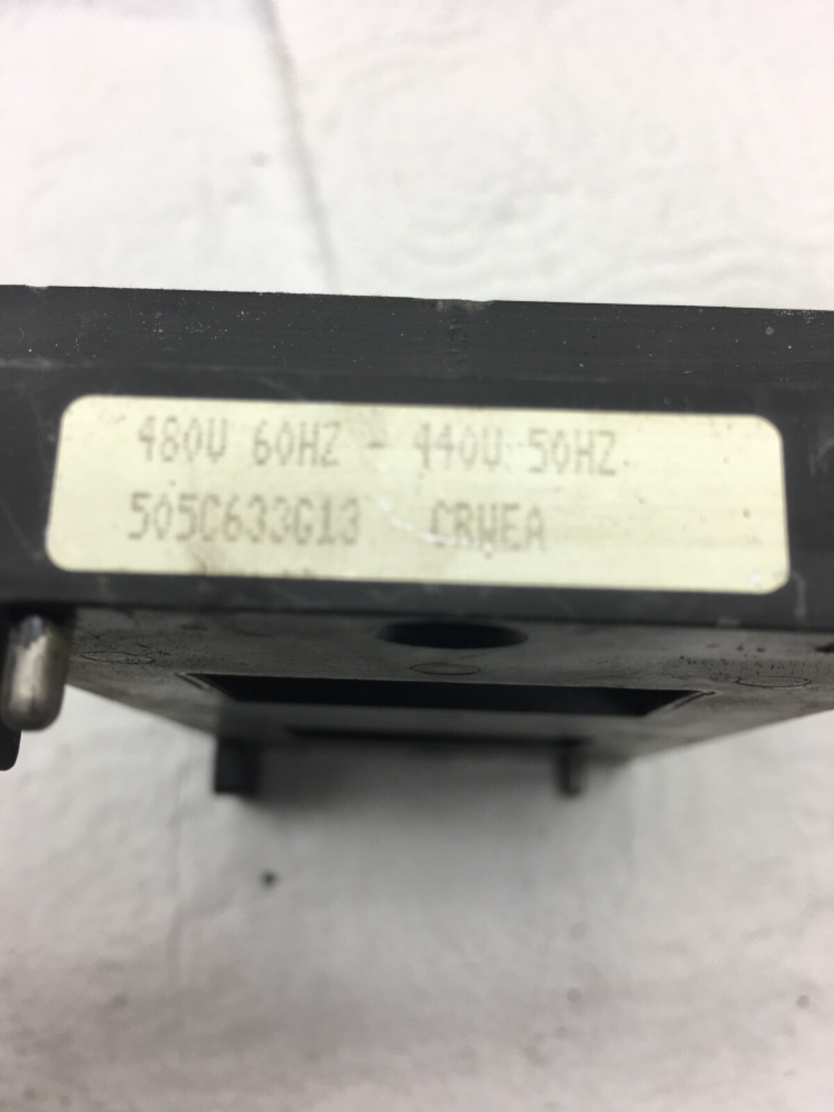Westinghouse 505C633G13 ,size 3&4, 480 v,(bin7)