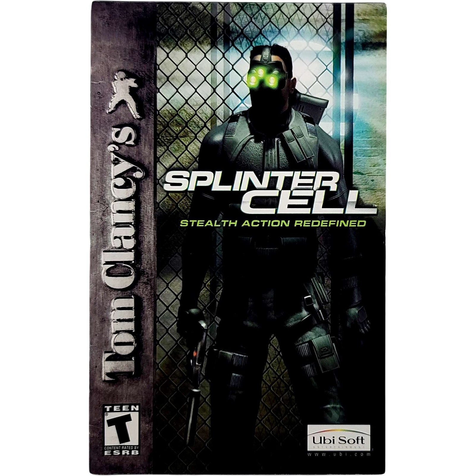 (Manual Only) Splinter Cell - Sony Playstation 2 Excellent Tested Original