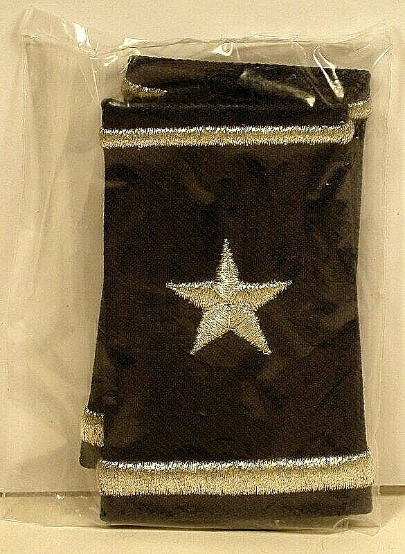 US Air Force Brigadier General Female Epaulet Soft Shoulder Boards Marks Pair V1