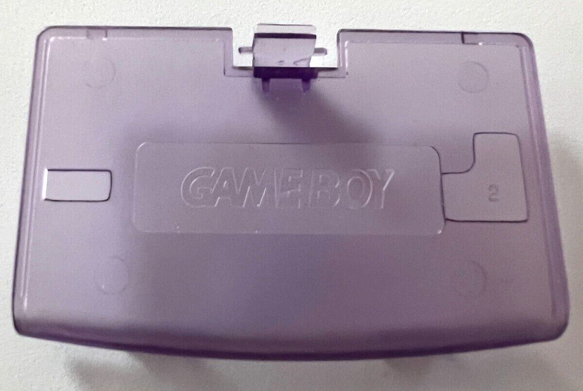 GBA Replacement Door - Glacier Purple - Battery Cover for Game Boy Advance