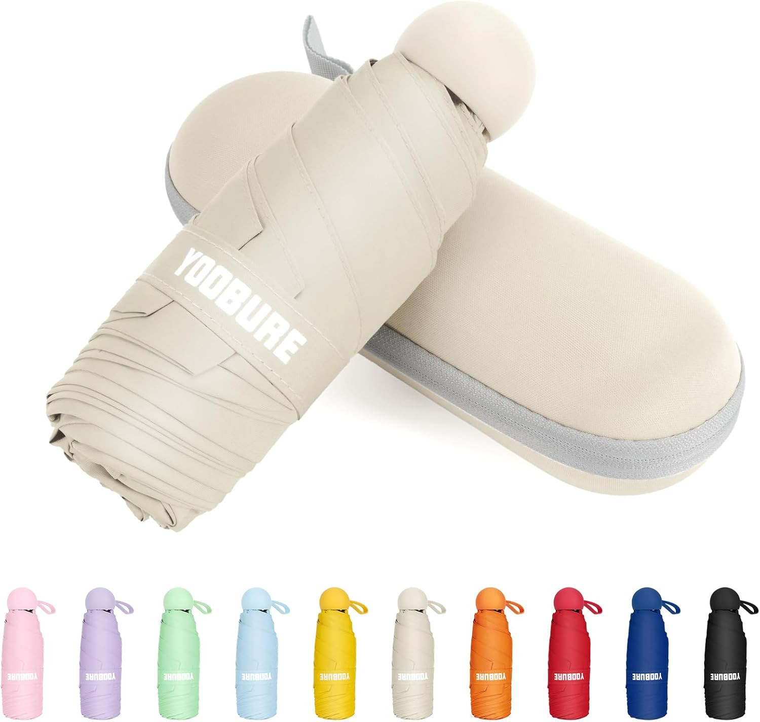 Umbrella Portable Compact Umbrellas, Pocket Mini for Purse, Umbrellas for UV Sun
