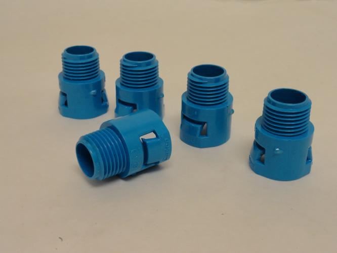 208779 New-No Box; T&B A243D-5 Lot-5; Threaded Male Adapter; ENT; Size: 1/2"