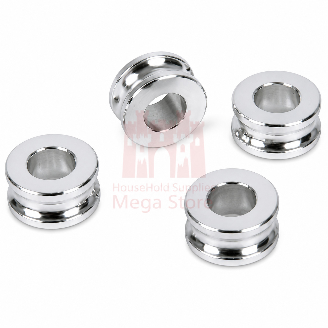 5/16" ID Aluminum Cable Spools 1/8", 5/32" Fit Bottom Bracket Drilled Pin (5pcs)