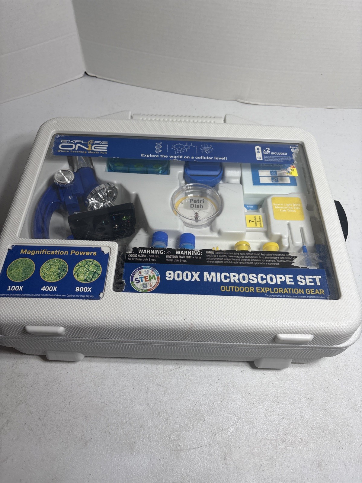 Explore One 900X Microscope STEM Learning Outdoor Exploration Gear Ages 8+ New