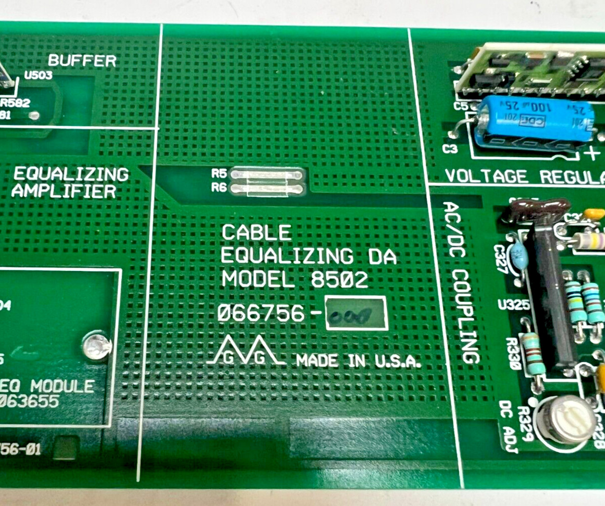 Grass Valley Equalizing DA 8502 PC Board - 30-Day Warranty