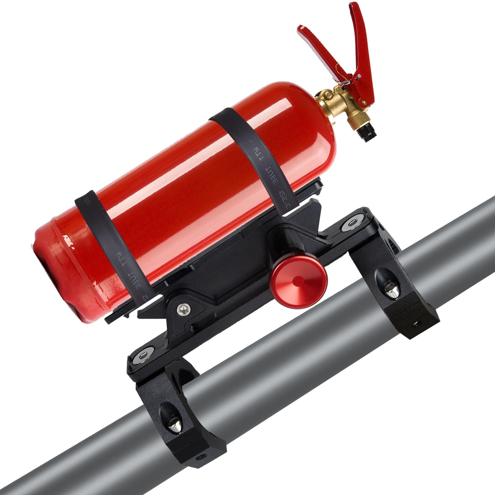 Fire Extinguisher Mount Bracket Aluminum Roll Bar UTV ATV 1.752 Inch Quick Rele