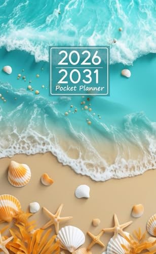 2026-2031 Pocket Planner: 6 year Pocket Calendar January 2026 to December 2031