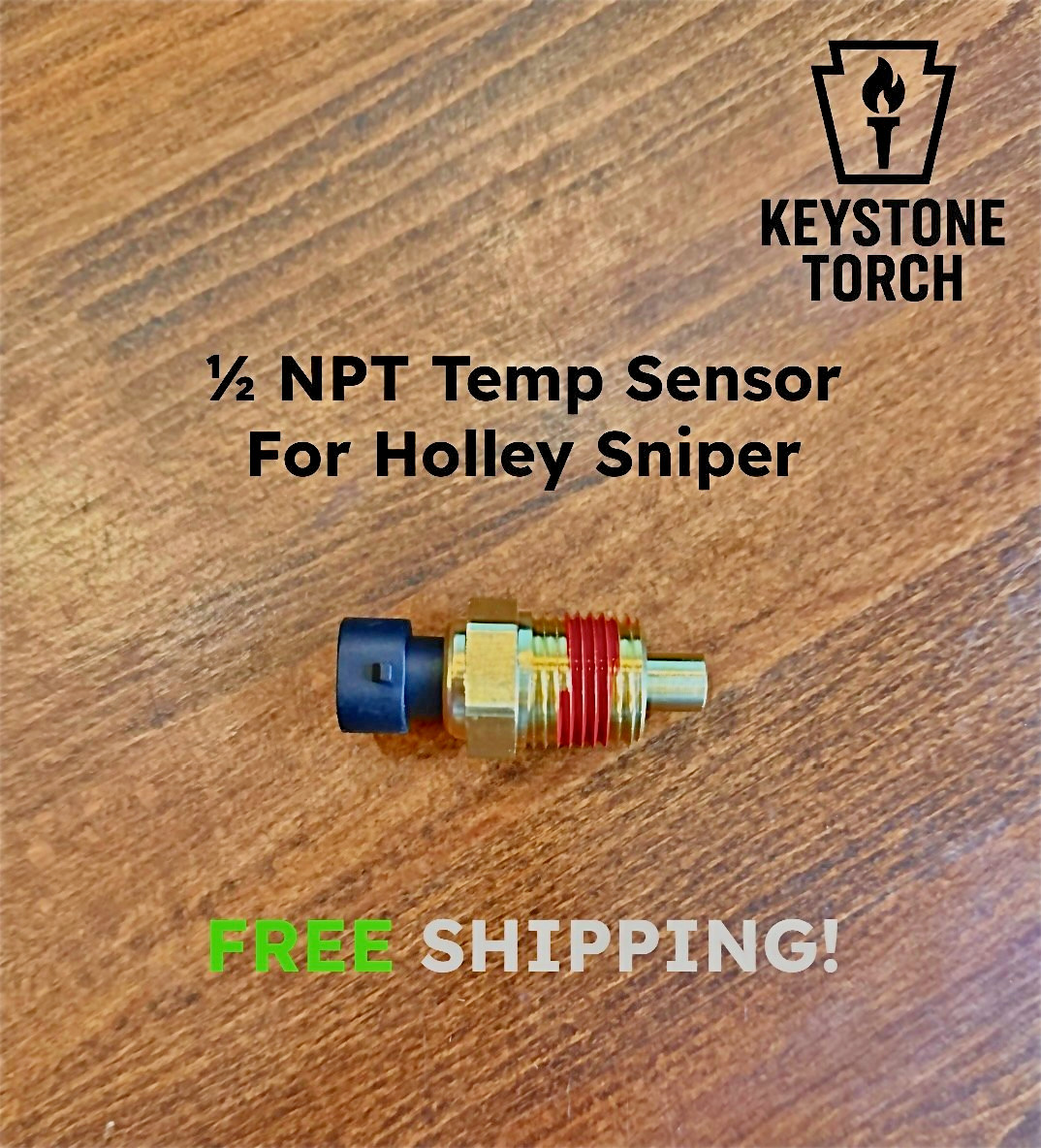 1/2 INCH NPT Sniper EFI Coolant temperature sensor Replaces Holley 543-120