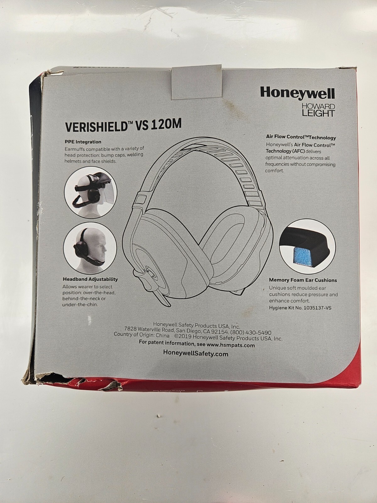 Honeywell VeriShield VS110DH Earmuffs New Noise Reduction Safety Hearing Protect
