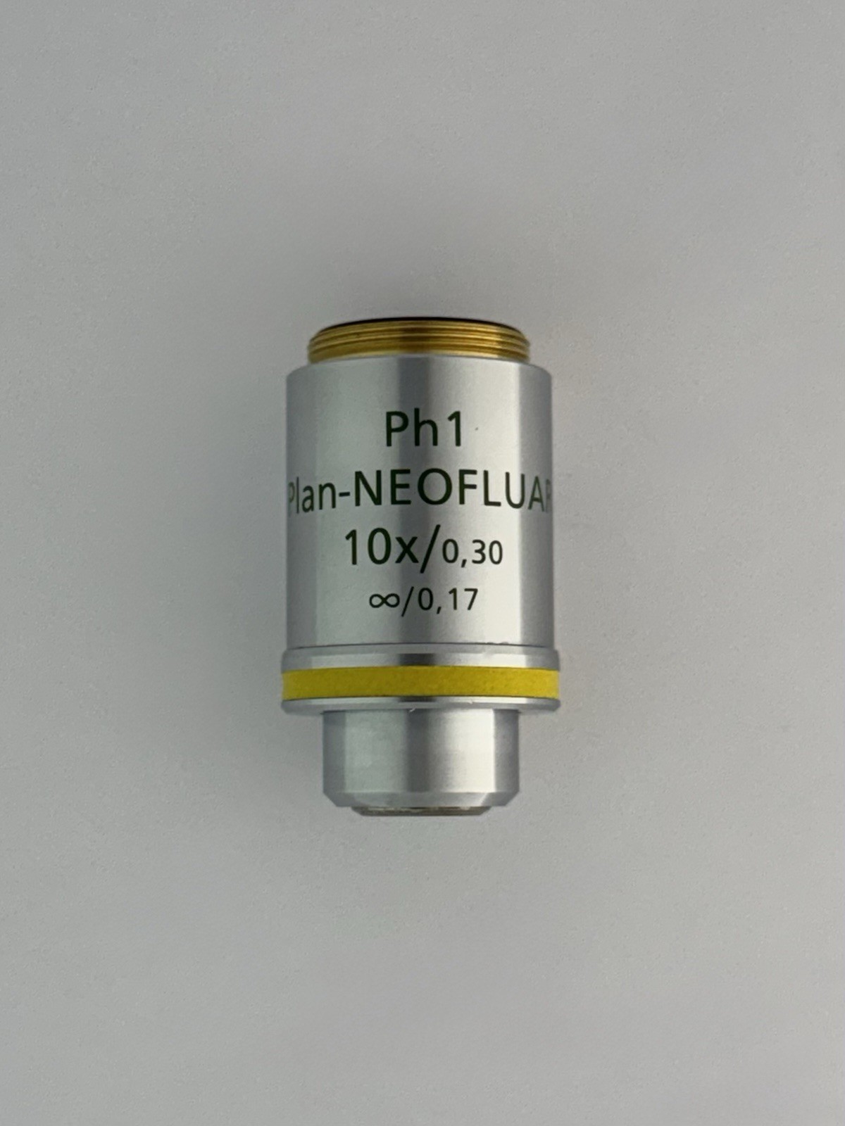 Zeiss Plan-Neofluar 10x/0.30 ∞/0.17 Ph 1 Microscope Objective Lens