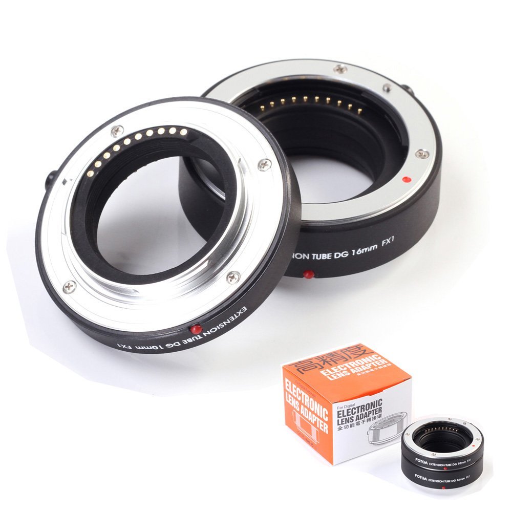 Auto Focus Macro Extension Tube Set for FujiFilm X-Pro 2 X-T3 X-T2 X-A3 XA2