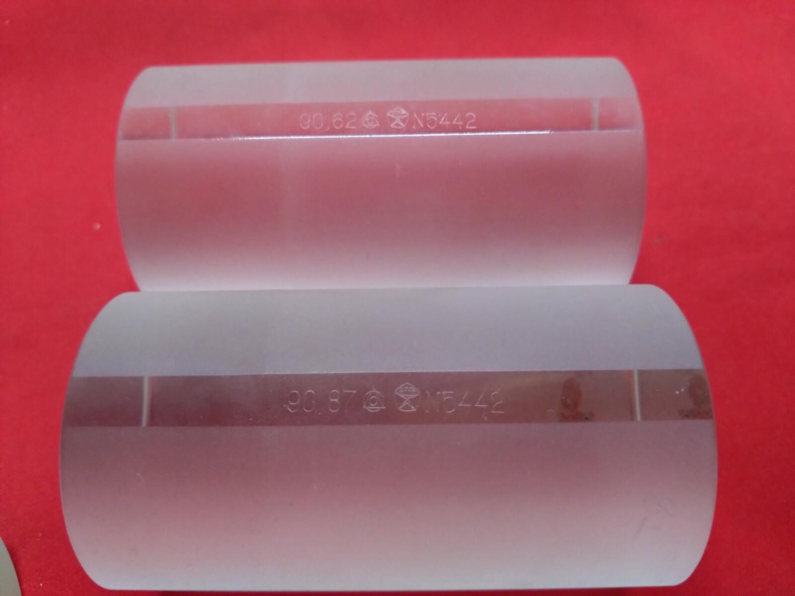 Soviet optical Flat Parallel PM-90 GOST 1121-75 #5442 + case
