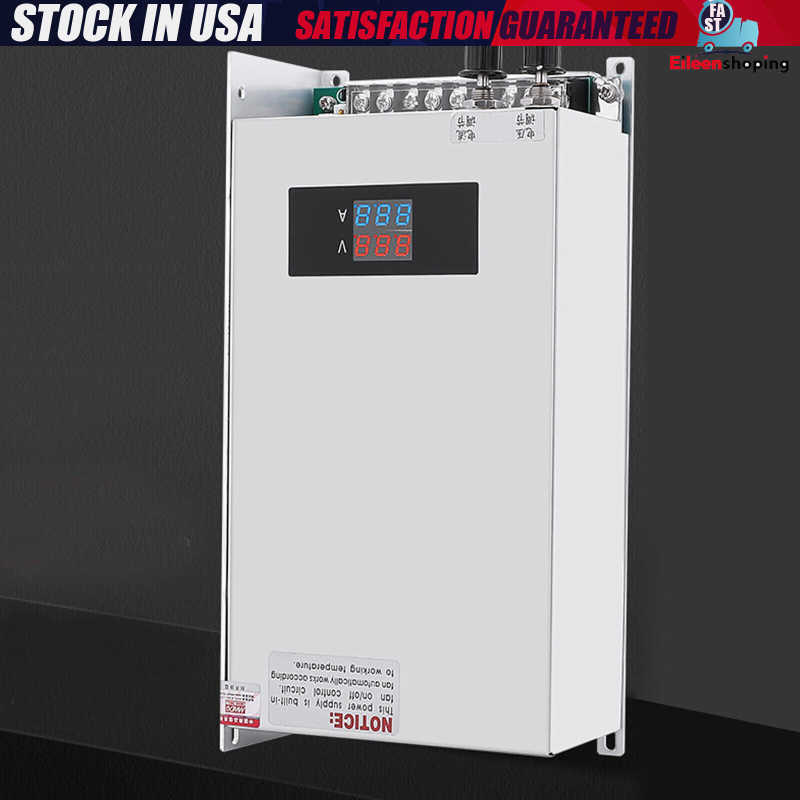 Adjustable Switching Power Supply AC 0-48V DC 1000W 48V 20A Voltage & Current