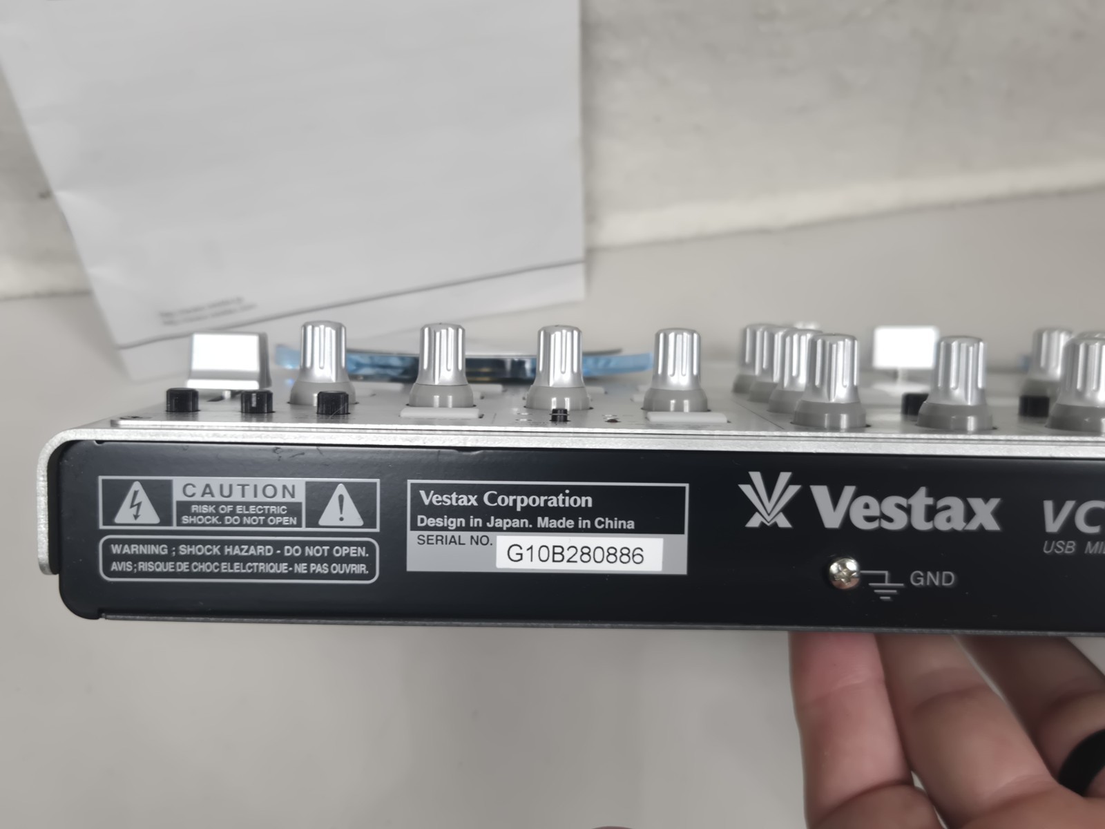 Vestax VCI-100 DJ MIDI Controller Professional Compact Digital Mixer