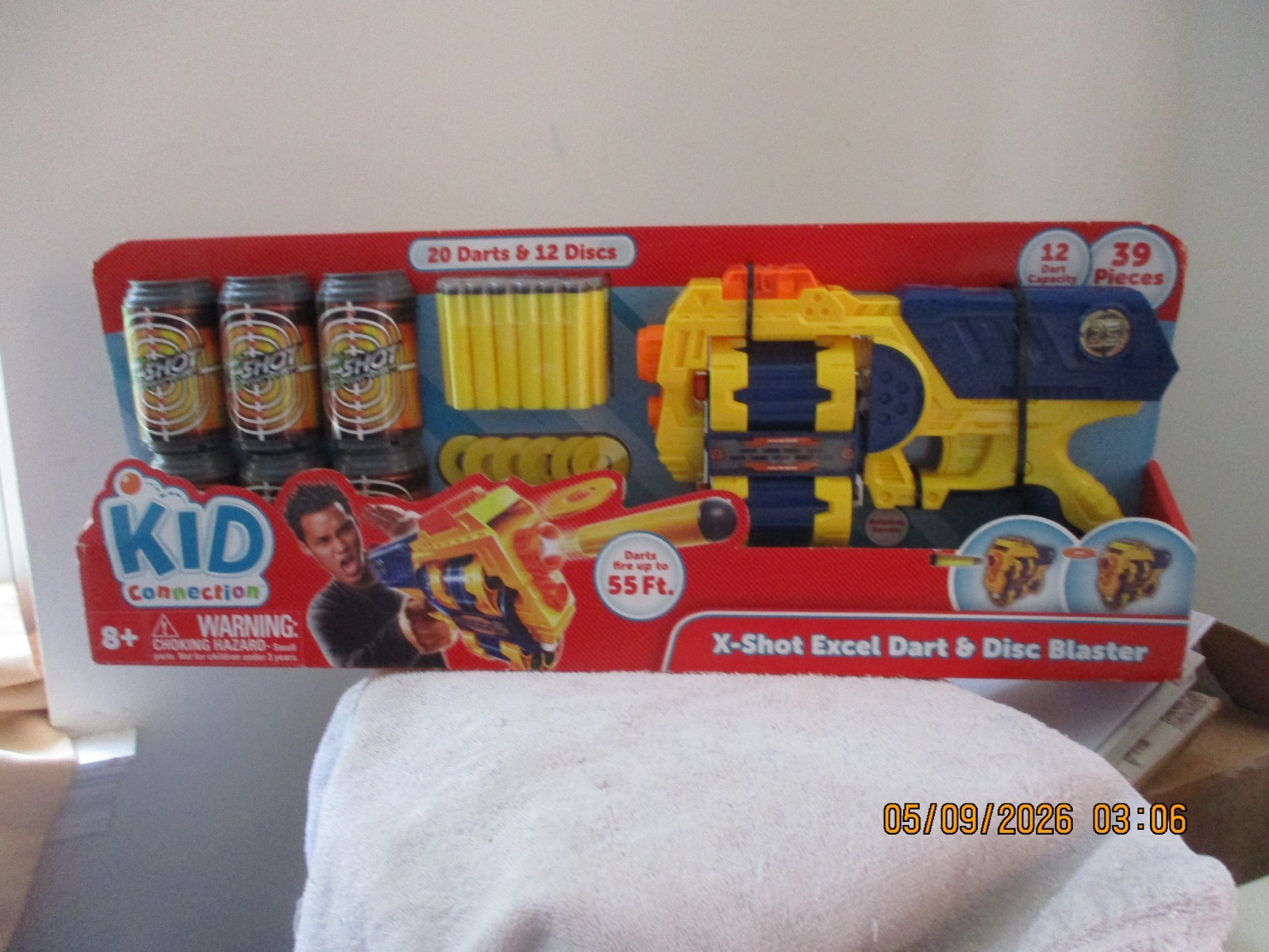 KID CONNECTION, X-SHOT EXCEL DART & DISC BLASTER, 2015, WAL-MART, 8+