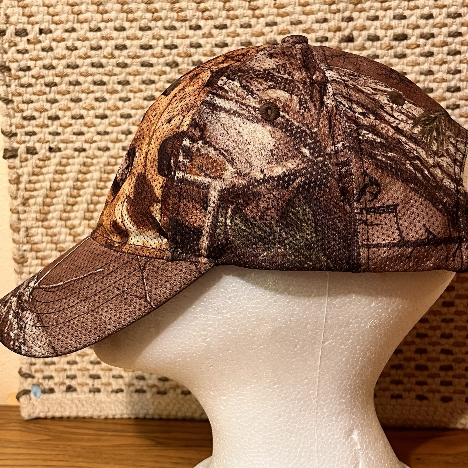 Mossy Oak Break-Up Infinity Camouflage Hunting Cap Hat Signature Stretch Sz: S/M