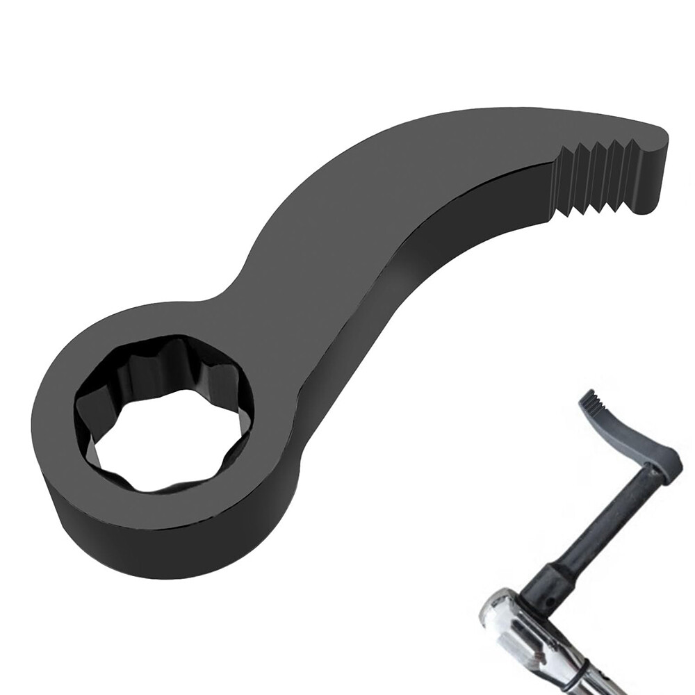 New Anti slip Pry Bar Wrench Adaptor Head Removal Tool adjustable angle Fit 1/2"