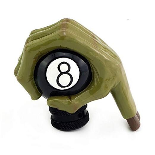 MT Gear Shifter Handle, Car Shift Stick Knob Devil Hand Griping Black Green