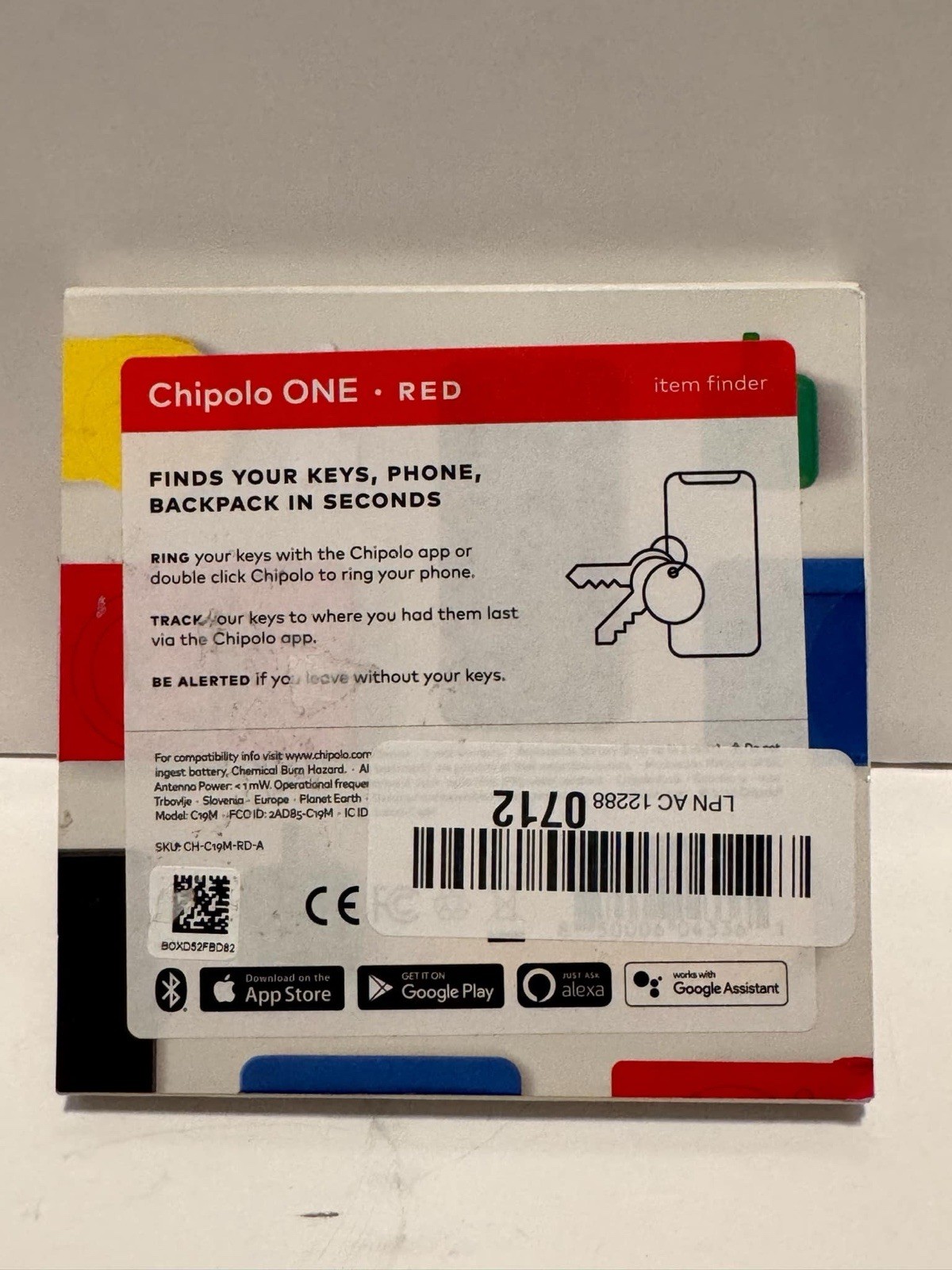CHIPOLO ONE POINT Item Finder Red