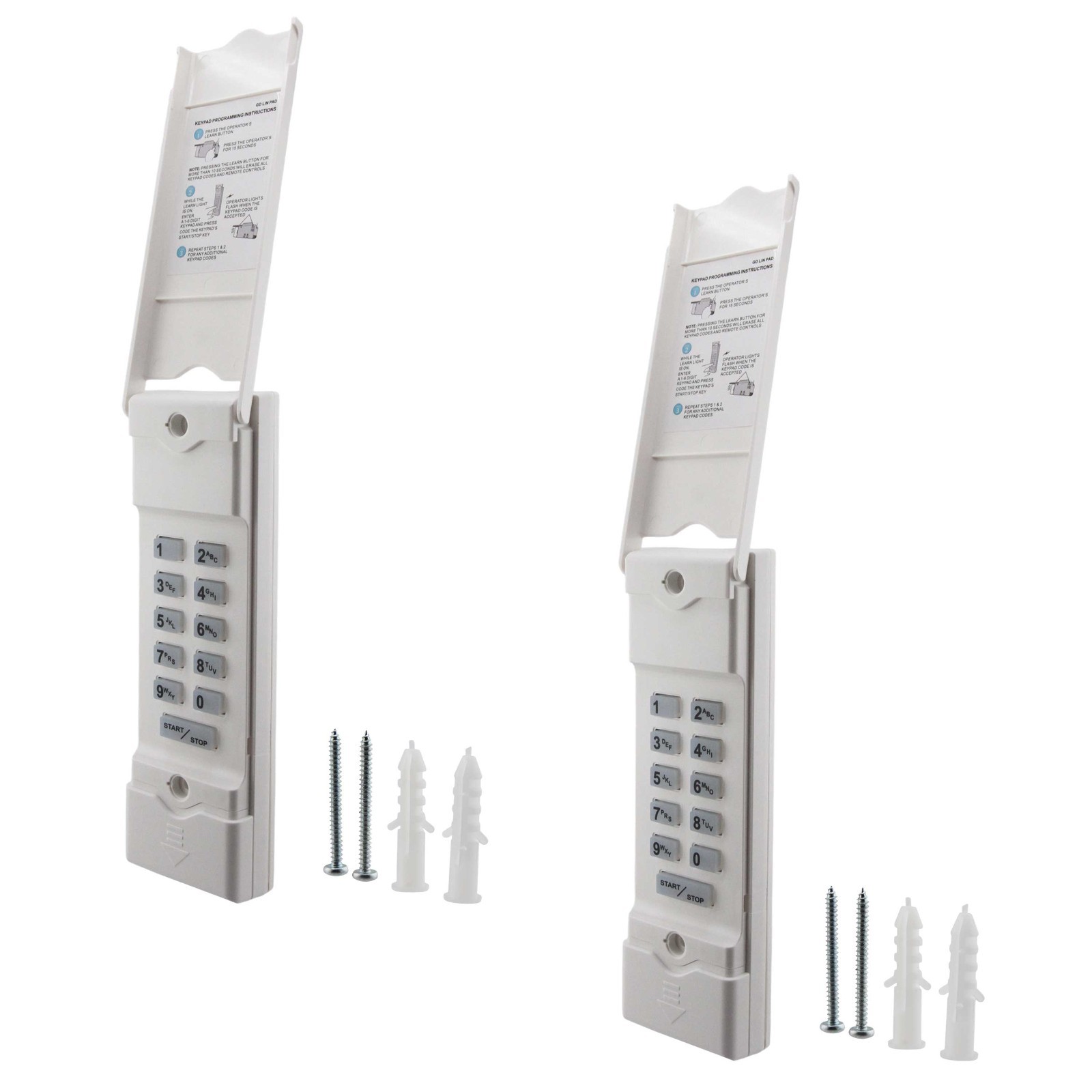 2 For Linear Model MDTK Keypad Transmitter Megacode Garage Door Wireless Pad