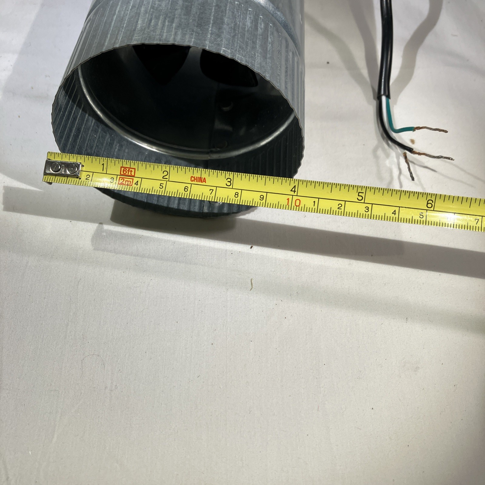 4 Inch Inline Duct Fan 120 CFM Galvanized Metal Housing Tested Works  Dryer Size