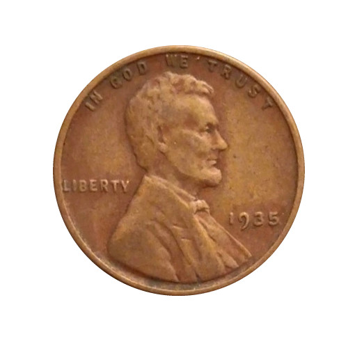 1935 Lincoln Wheat Penny Cent - G/VG Good or Better Very Nic5