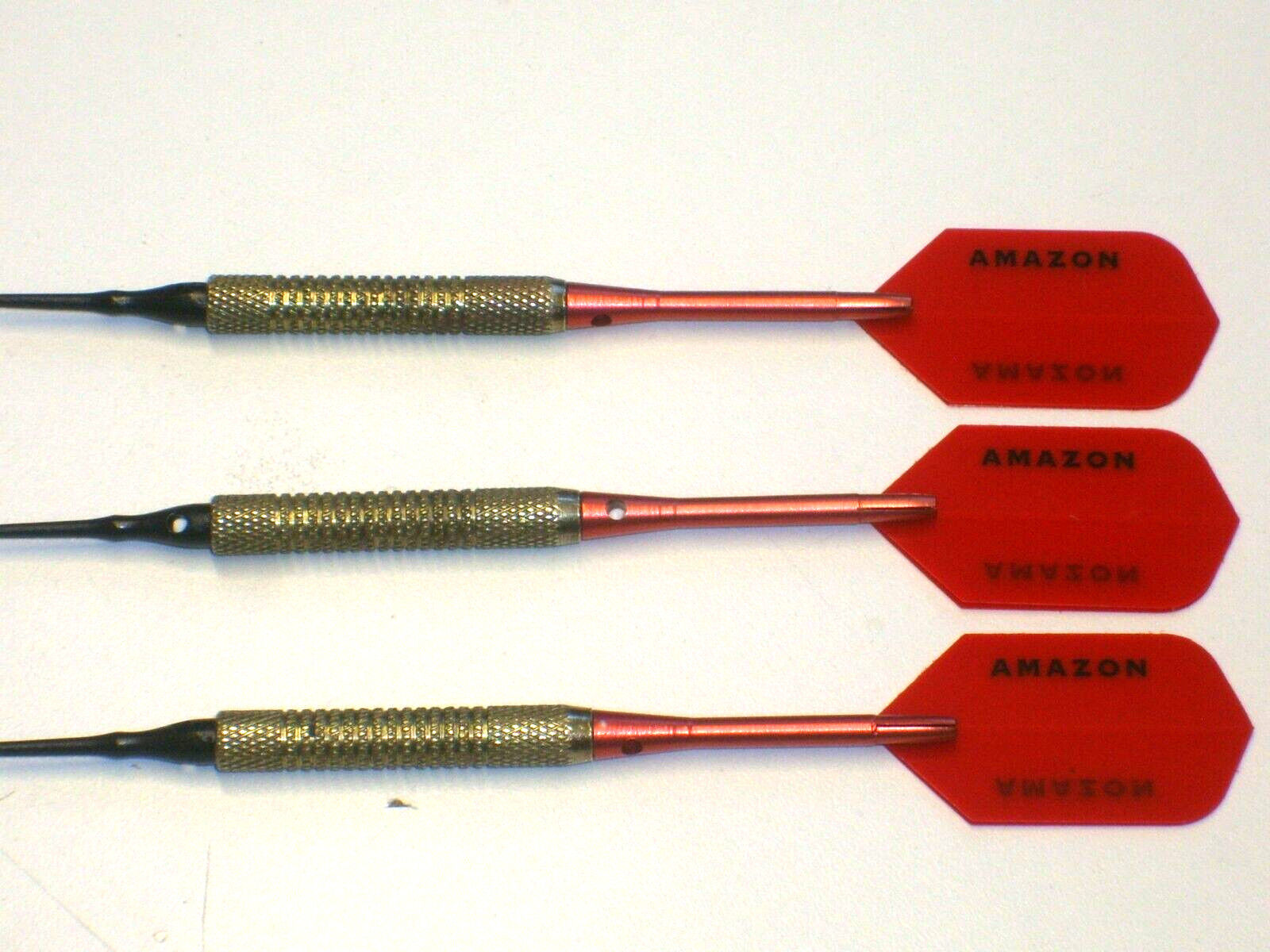 Soft Tip Darts, Used 12 Gram Brass with New Aluminum Shafts and Flights #3826