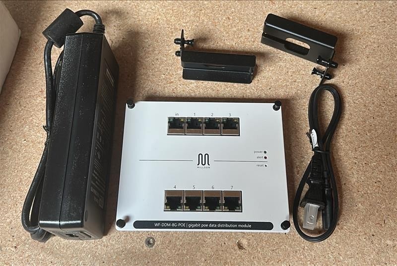 Millson WF-DDM-8G-PoE Data Distribution module 8 port