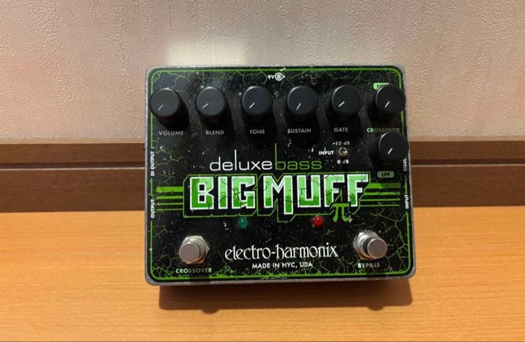 Electro-Harmonix Deluxe Bass Big Muff Distortion Pedal Used, Guitar Effects