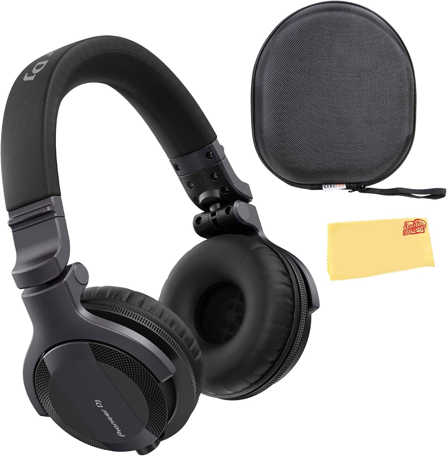 Pioneer DJ HDJ-CUE1 Headphones Bundle with Case