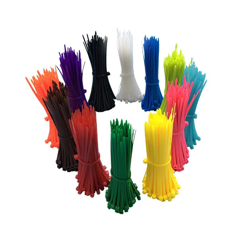 Nylon Cable Zip Ties Self-Locking Cable Wire Resitance Tie Wrap Supply 100Pcs