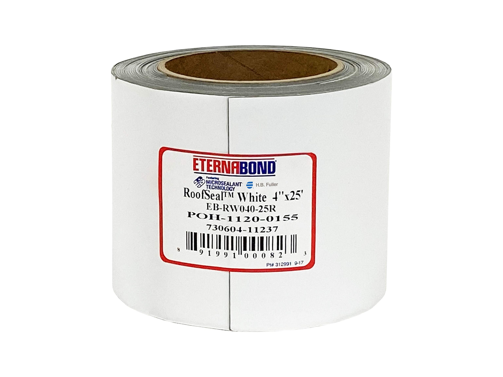 EternaBond RoofSeal White 4" x25' MicroSealant UV Stable Roof Seam Repair Tap...