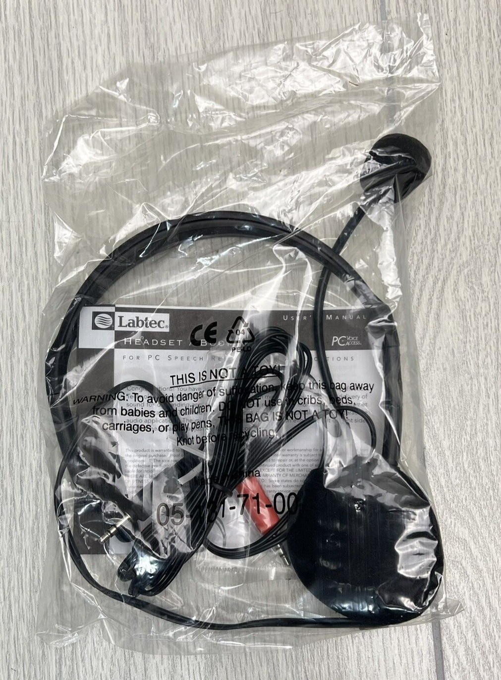 Visitalk PC to PC Video and Talk Labtec Headset - New open box